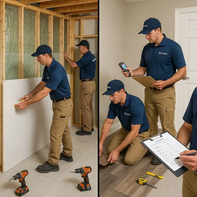 Repairs and Reconstruction process in Florence, AL